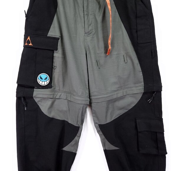 Golden Ant Convertible Cargo Size Large Anime One Piece Portgas D Ace Cosplay - Picture 12 of 16